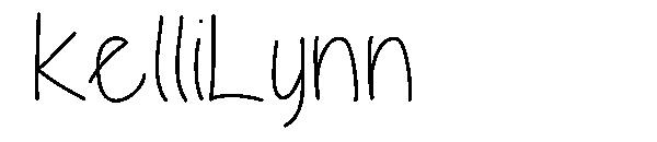 KelliLynn字体