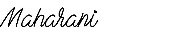 Maharani字体
