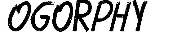Ogorphy字体