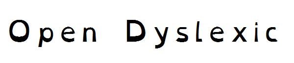 Open Dyslexic字体