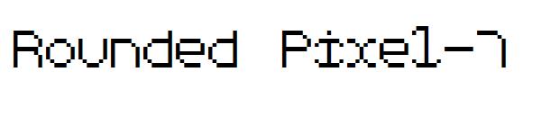 Rounded Pixel-7字体