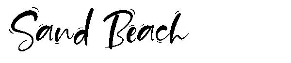 Sand Beach字体