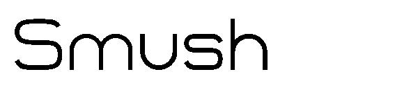 Smush字体