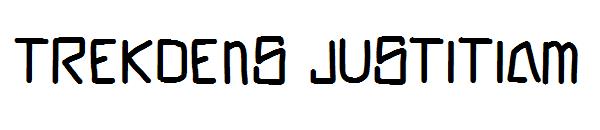 Trekdens Justitiam字体