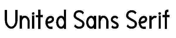 United Sans Serif字体