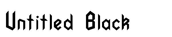 Untitled Black字体