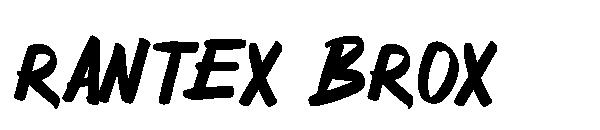 Rantex brox字体
