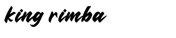 King rimba字体