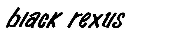 Black rexus字体