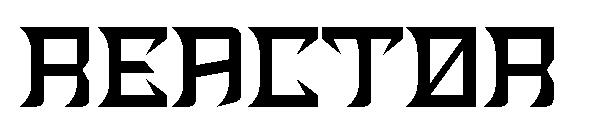 Reactor字体