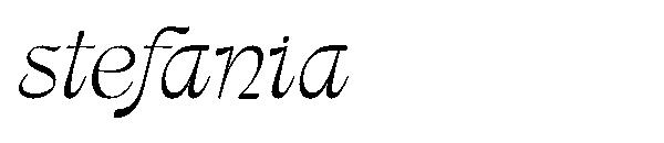 Stefania字体