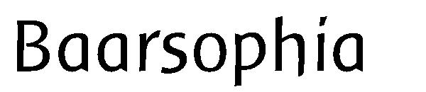 Baarsophia字体