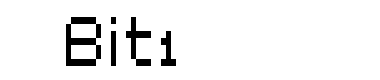 Bit1字体