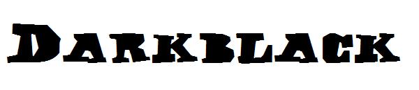 Darkblack字体