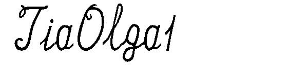 TiaOlga1字体