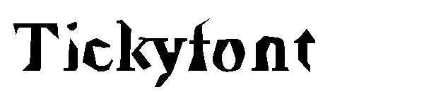 Tickyfont字体