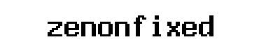 Zenonfixed字体