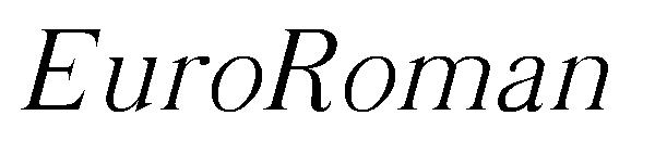 EuroRoman字体