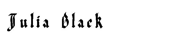 Julia Black字体