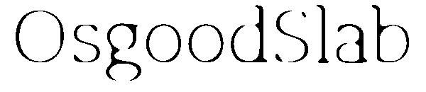 OsgoodSlab字体