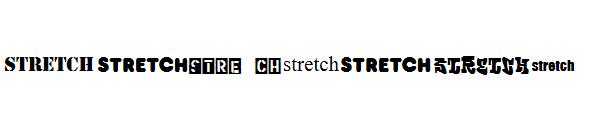 Stretch字体