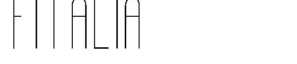 Fitalia字体