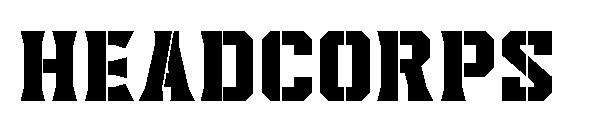 headcorps字体