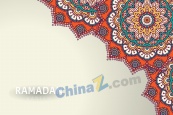 曼荼罗花纹装饰背景图