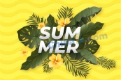 夏日SUMMER矢量海报
