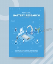 电池研究技术概念模板
