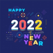 2022新年潮流图案素材