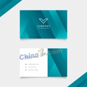 企业简约名片矢量设计素材