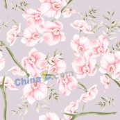 粉色水彩花卉矢量背景图