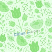 手绘单色图案矢量背景图