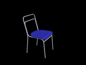 单人椅3D模型