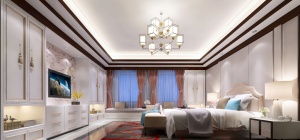 欧式奢华卧室3D模型