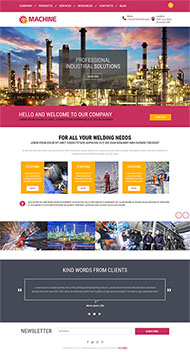 钢铁行业公司官网网站模板