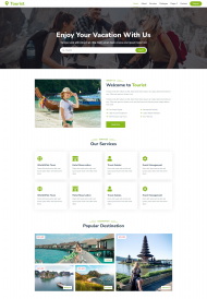 旅行社HTML5网站模板
