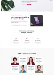 创意设计营销服务公司网站模板