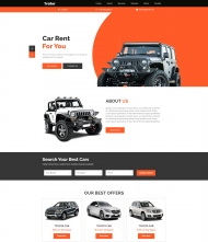 HTML5汽车租赁服务公司网站模板