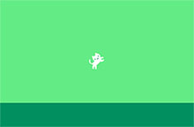 HTML5卡通像素猫跳跃互动特效