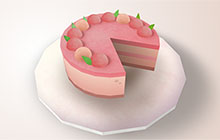 CSS3 3D立体逼真的粉色蛋糕特效