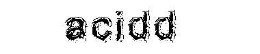 Acidd字体