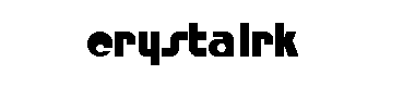 Crystal Radio Kit字体