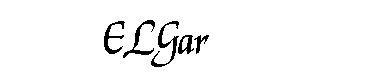 ELGar字体