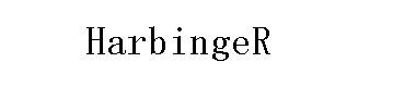 HarbingeR字体