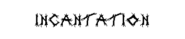 Incantation字体