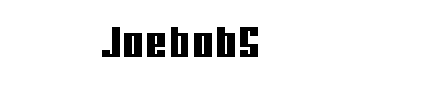 JoebobS字体
