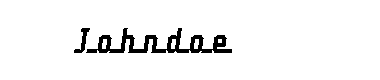 Johndoe字体