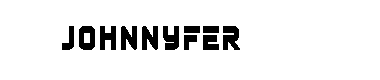 Johnnyfer字体